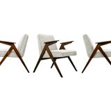 Set Of 3 mid-century Armchairs, Type 300-177 “Bunny”, Poland, 1970’S