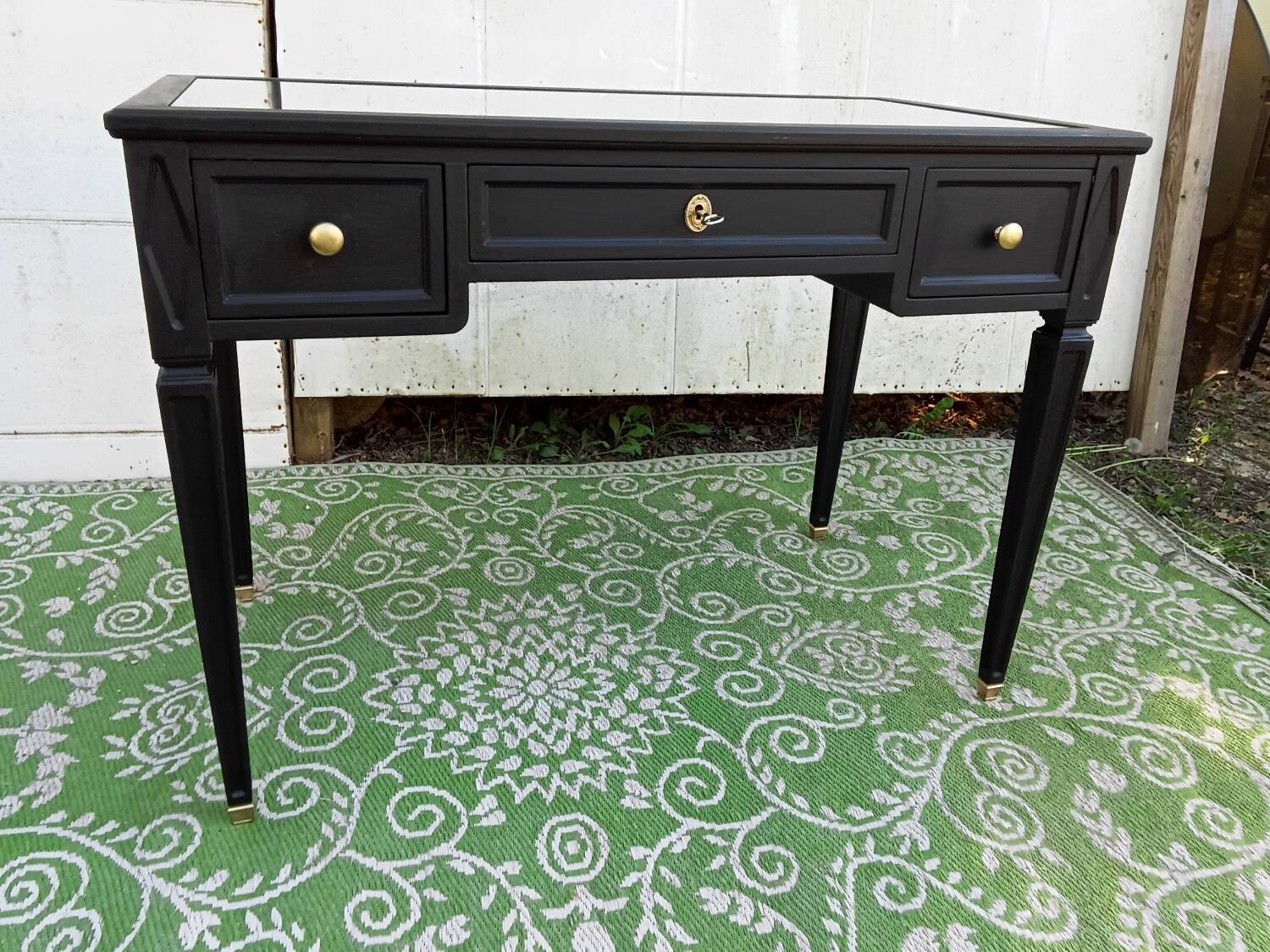 Black desk