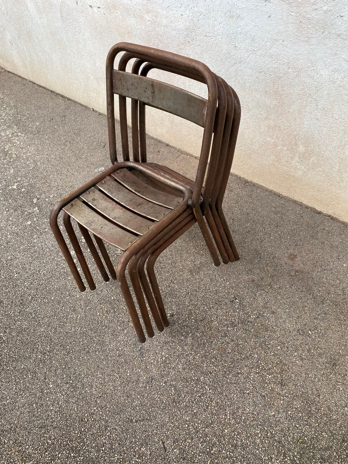 Set de 4 chaises Tolix T1