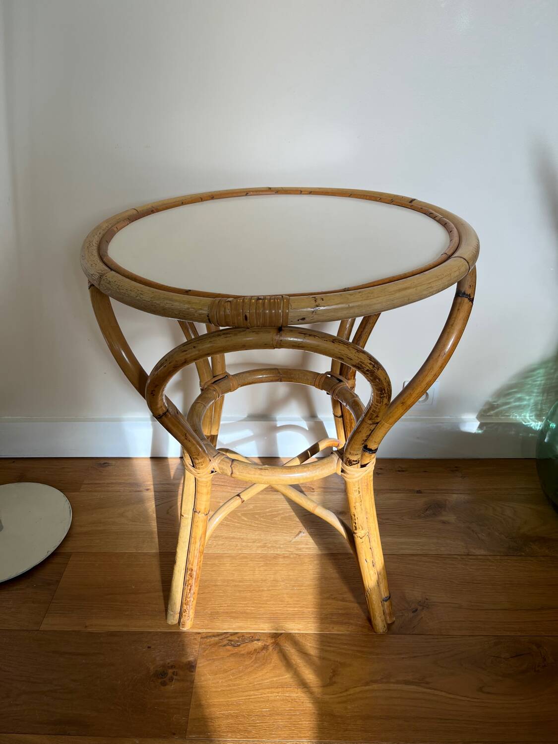 Round table 70 rattan wicker