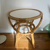 Round table 70 rattan wicker