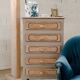 Fauteuil crapaud – Velours bleu