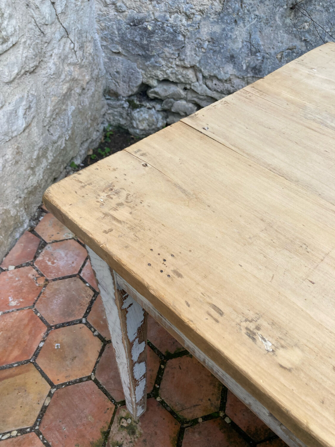 Vintage farmhouse table