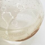 Murano controlled bubble vase