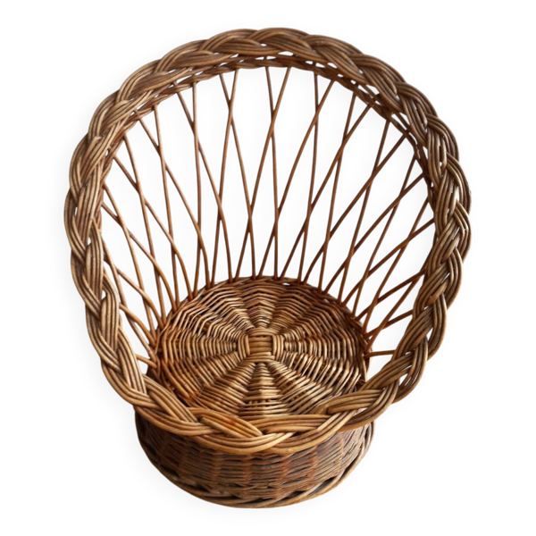 Fauteuil enfant en rotin
