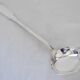 Silver metal ladle