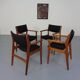 Mid-Century Danish Armchairs in Teak, 1960s, Set of 4