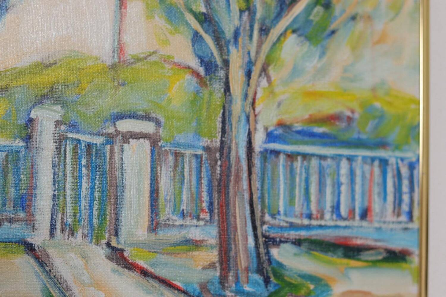 Swedish Oil on Canvas – “Sapri, Italy” by Gunnar Ingemar Erixon