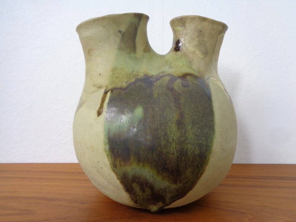 Danish Studio Ceramic Vase, 1960s