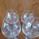 4 glasses with crystal cognac viileroy and boch