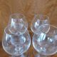 4 glasses with crystal cognac viileroy and boch
