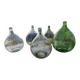Set of 5 Antique Glass Ladies' Jeannes