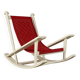 Gilles Sermadiras for Maison et Jardin, “Deauville” rocking chair, France, 1950