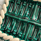 Vintage Vallauris woven ceramic trivet