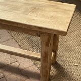 Solid oak bench
