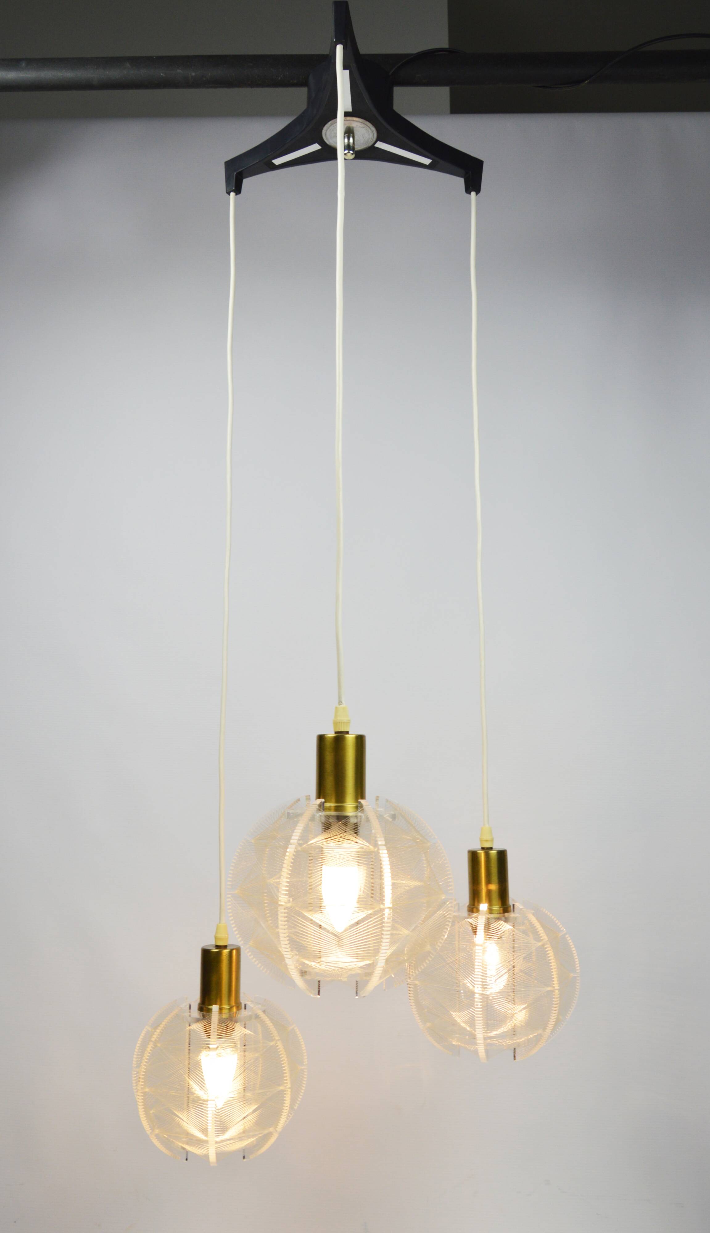 Cascade lamp, space age, 1970s