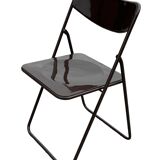 Vintage Ted Folding chairs Niels Gammelgaard for Ikea - Set of four - in Dark Brown
