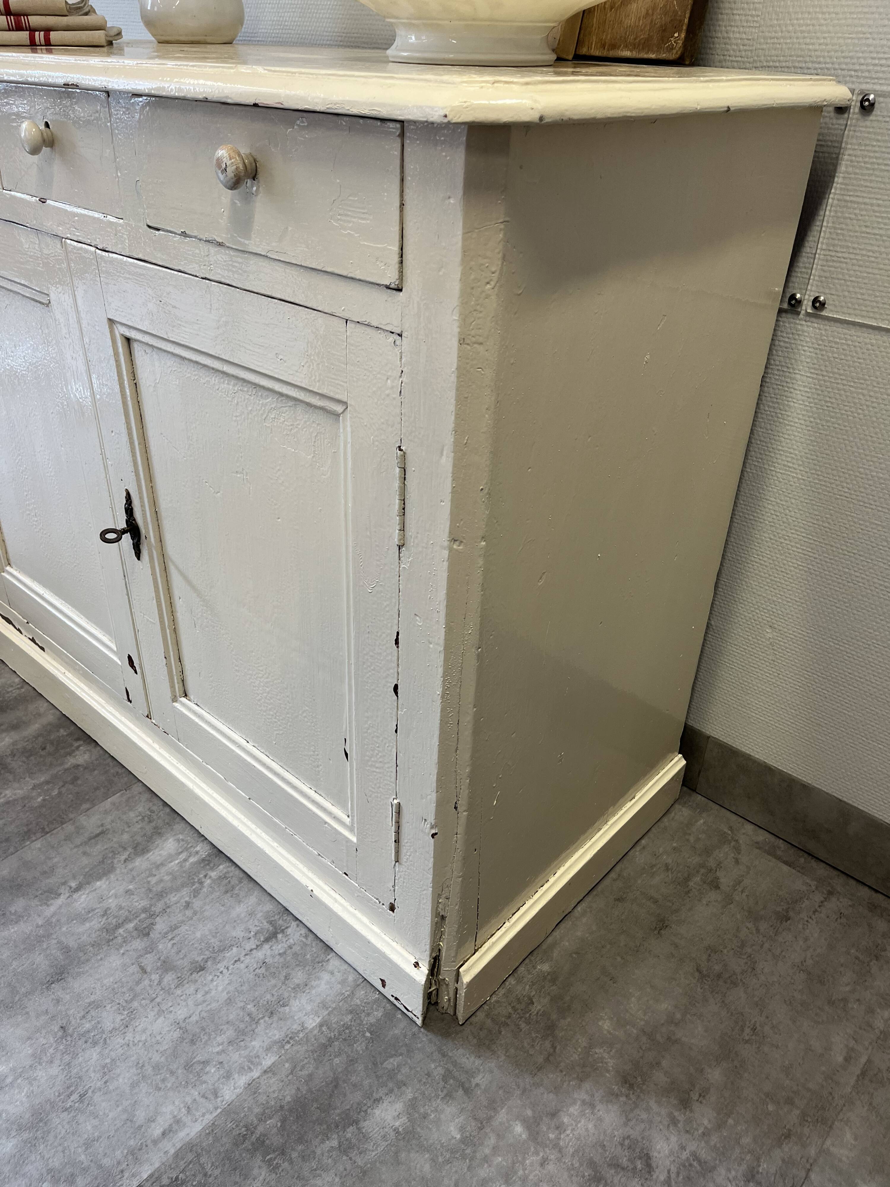 Buffet de campagne bois patiné