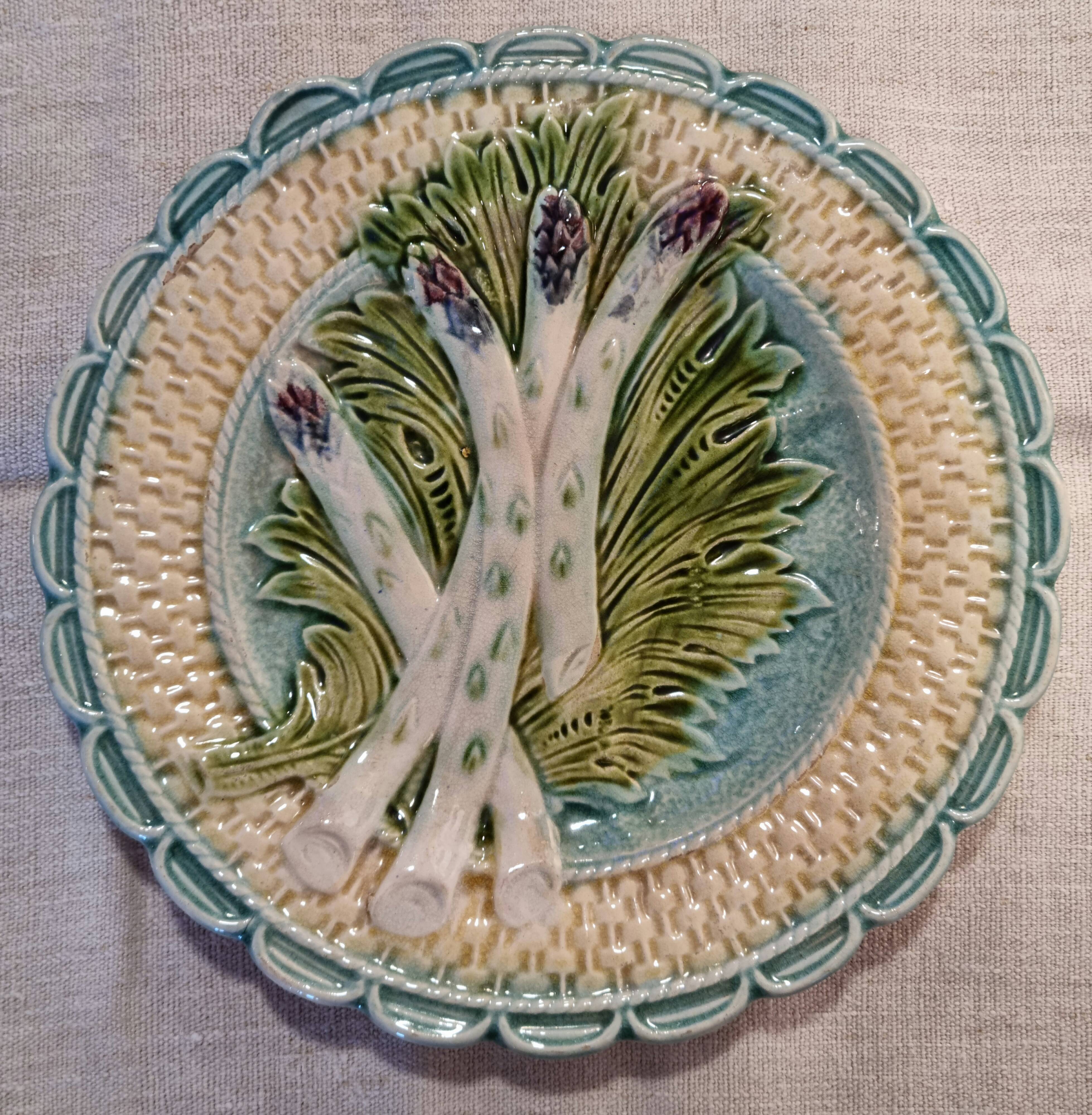 Assiette barbotine