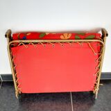 Vintage foldable camping camp bed