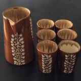 Vintage ceramic orangeade set