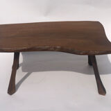 Brutalist Wabi Sabi tree side table, Dutch 1970s