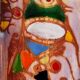 Polychrome presentation dishes of Marie Christine TREINEN (XXth) Vallauris