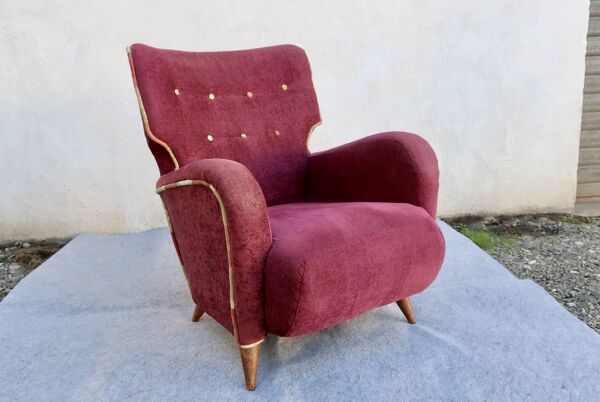 Fauteuil ''Calysse'' Design par Henri Caillon pour Erton, France, 1956