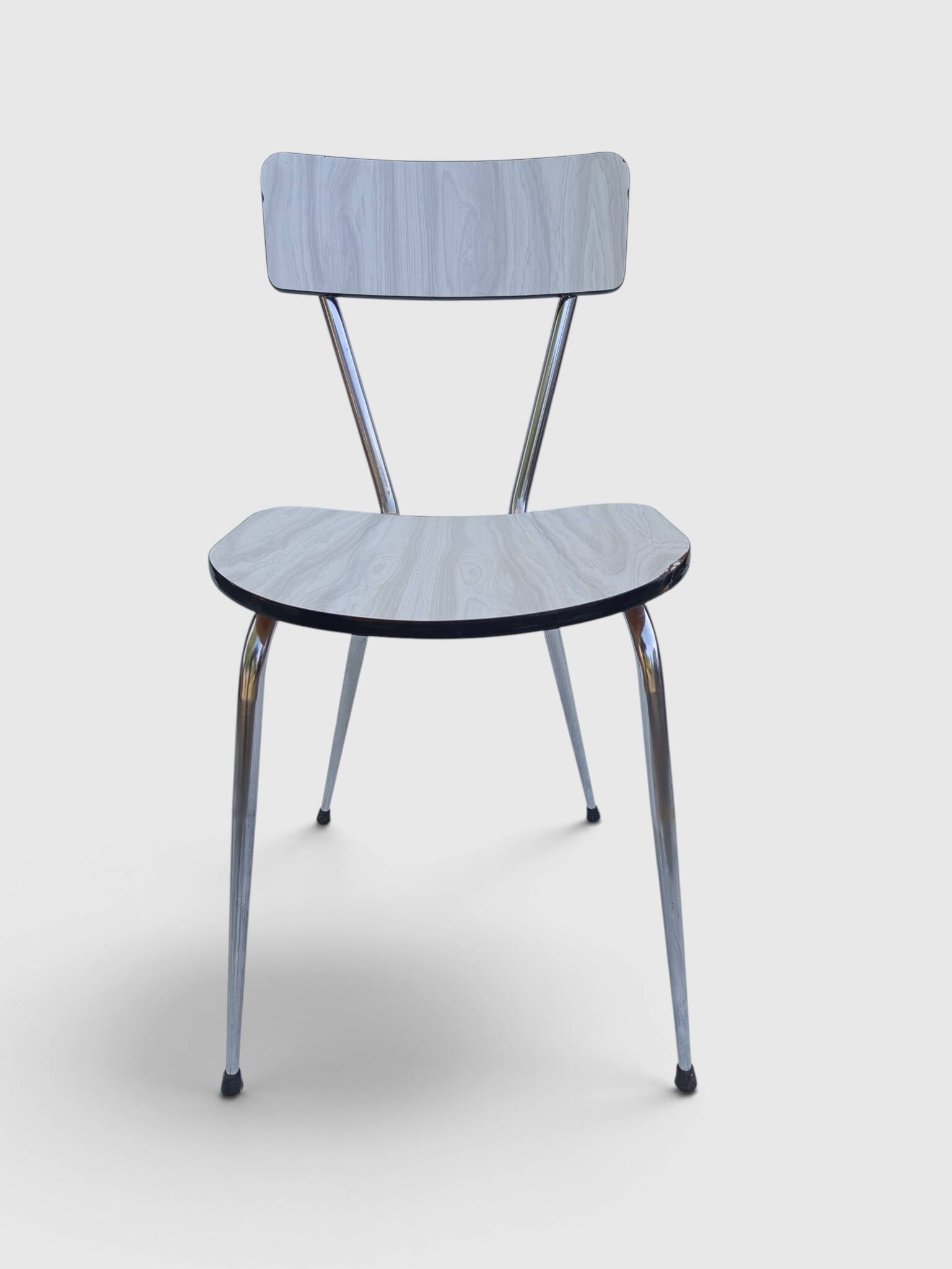 Set of 4 vintage Formica chairs – 1960s
