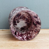 Vase in iridescent glass pastry