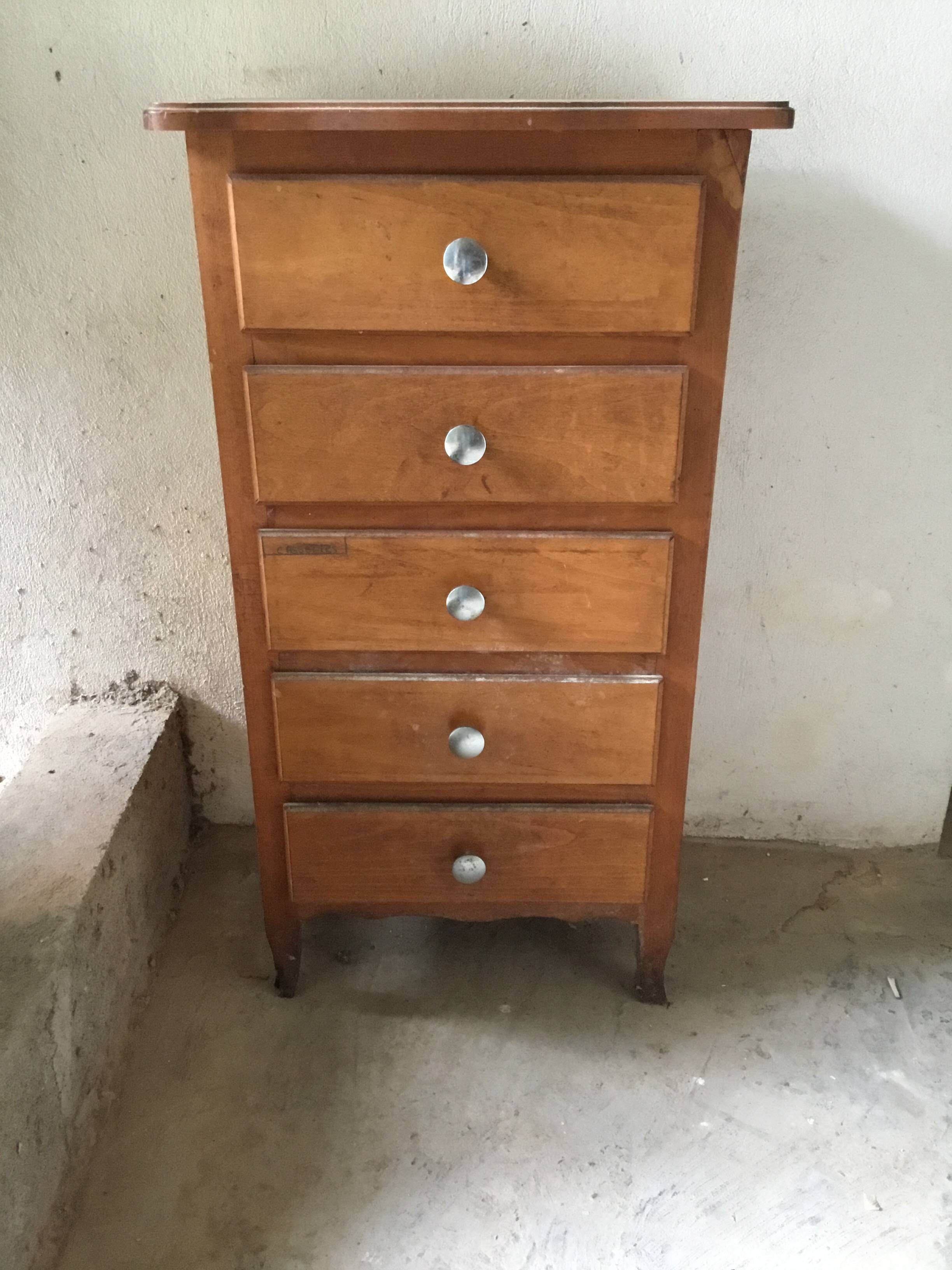 Chiffonnier vintage bois