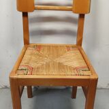 Straw chairs from the 1950s