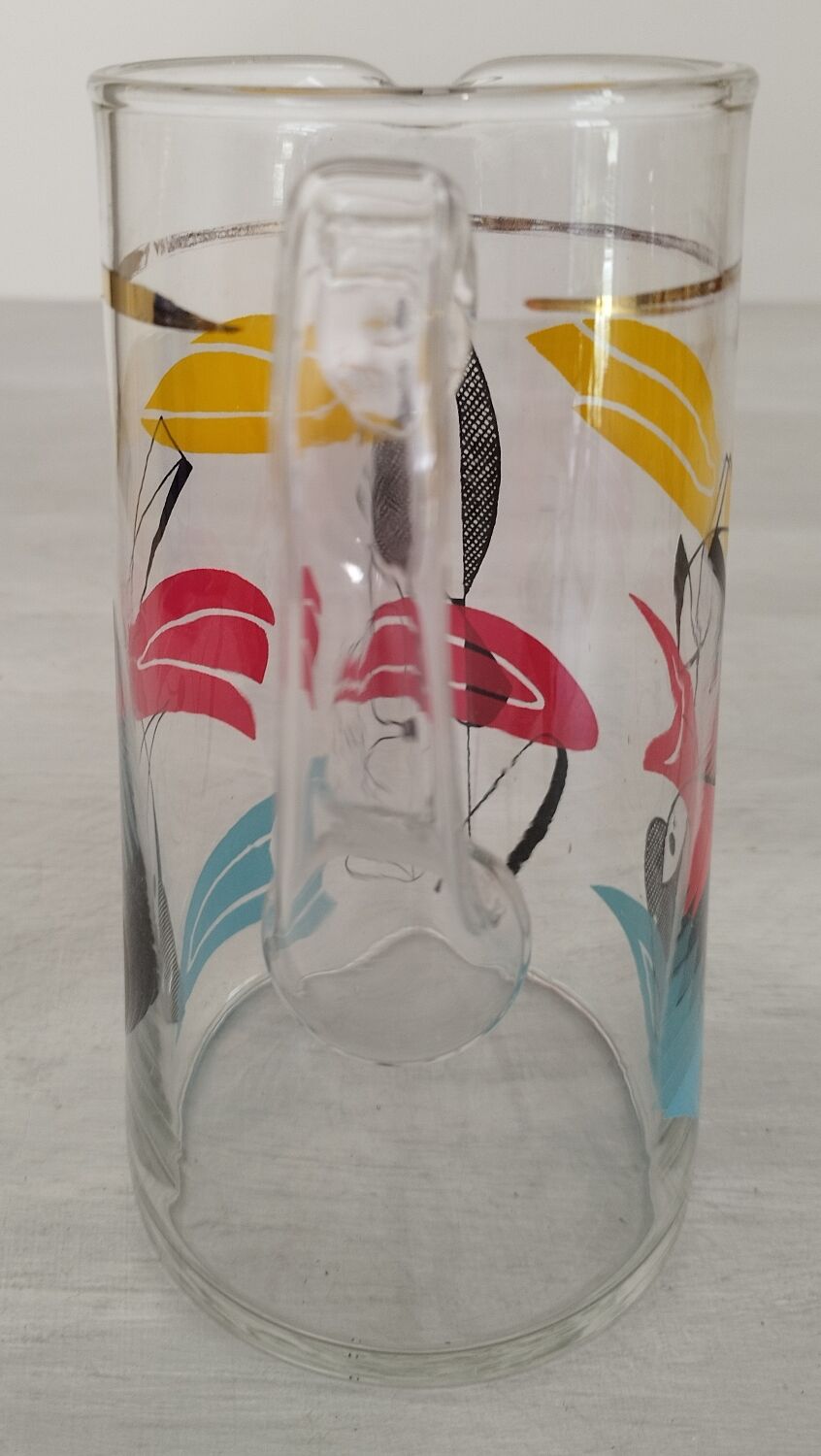 Vintage orangeade glass service