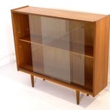 Low library, 1960s teak display case
