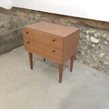 Scandinavian-style bedside table, 1960s