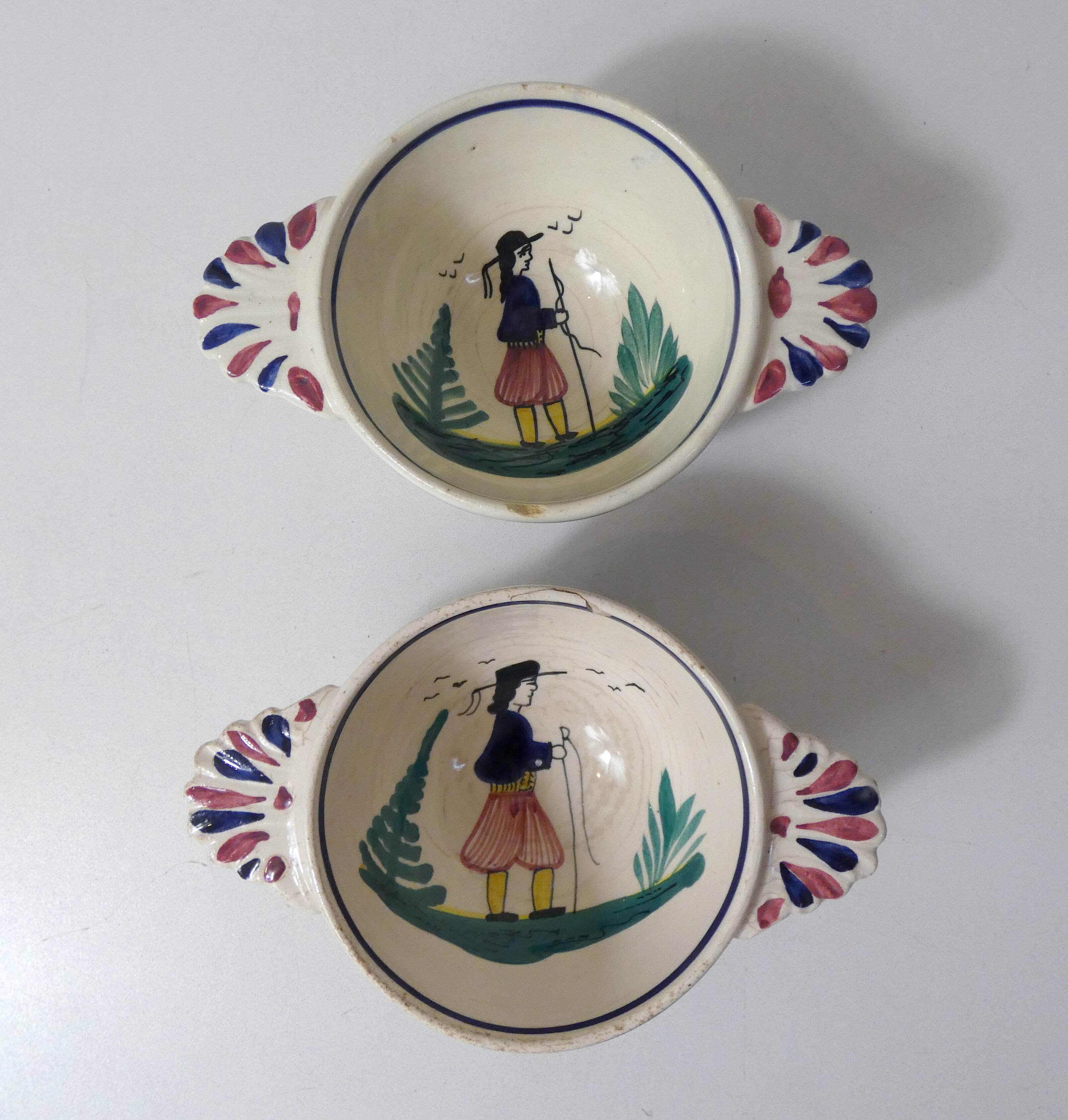 HB Quimper 2 old bowls