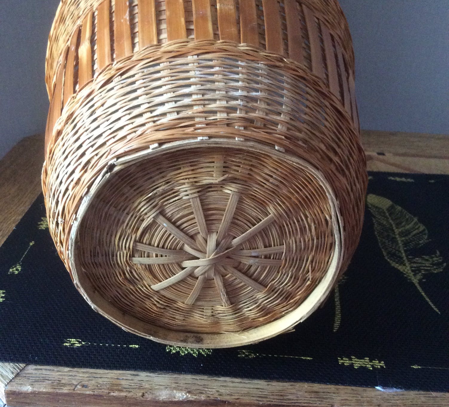 Cache pot fibres naturelles tressées