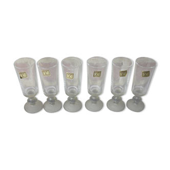 6 flutes Vemam made in Italy pied vert