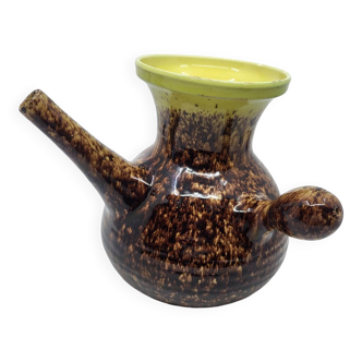 Vase or Chevrette Pottery Accolay in ceramic France Vintage 1960