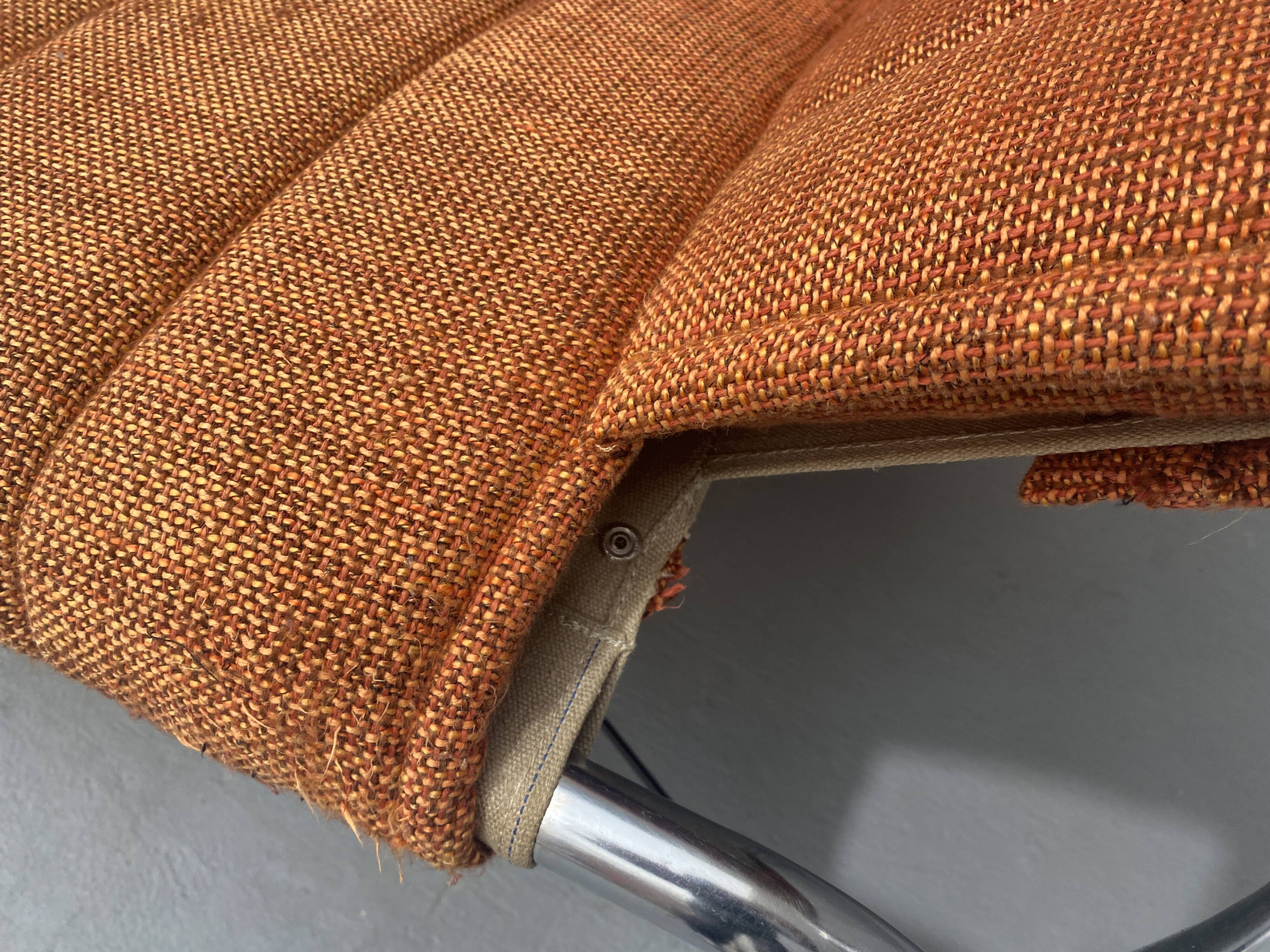 Chromed functionalist sofa by Viliam Chlebo, 1970´s, Czechoslovakia