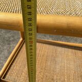 Low rattan furniture