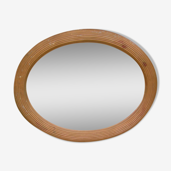 Old oval mirror