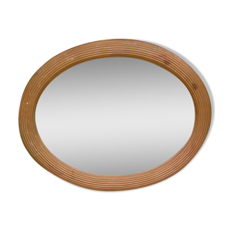 Old oval mirror