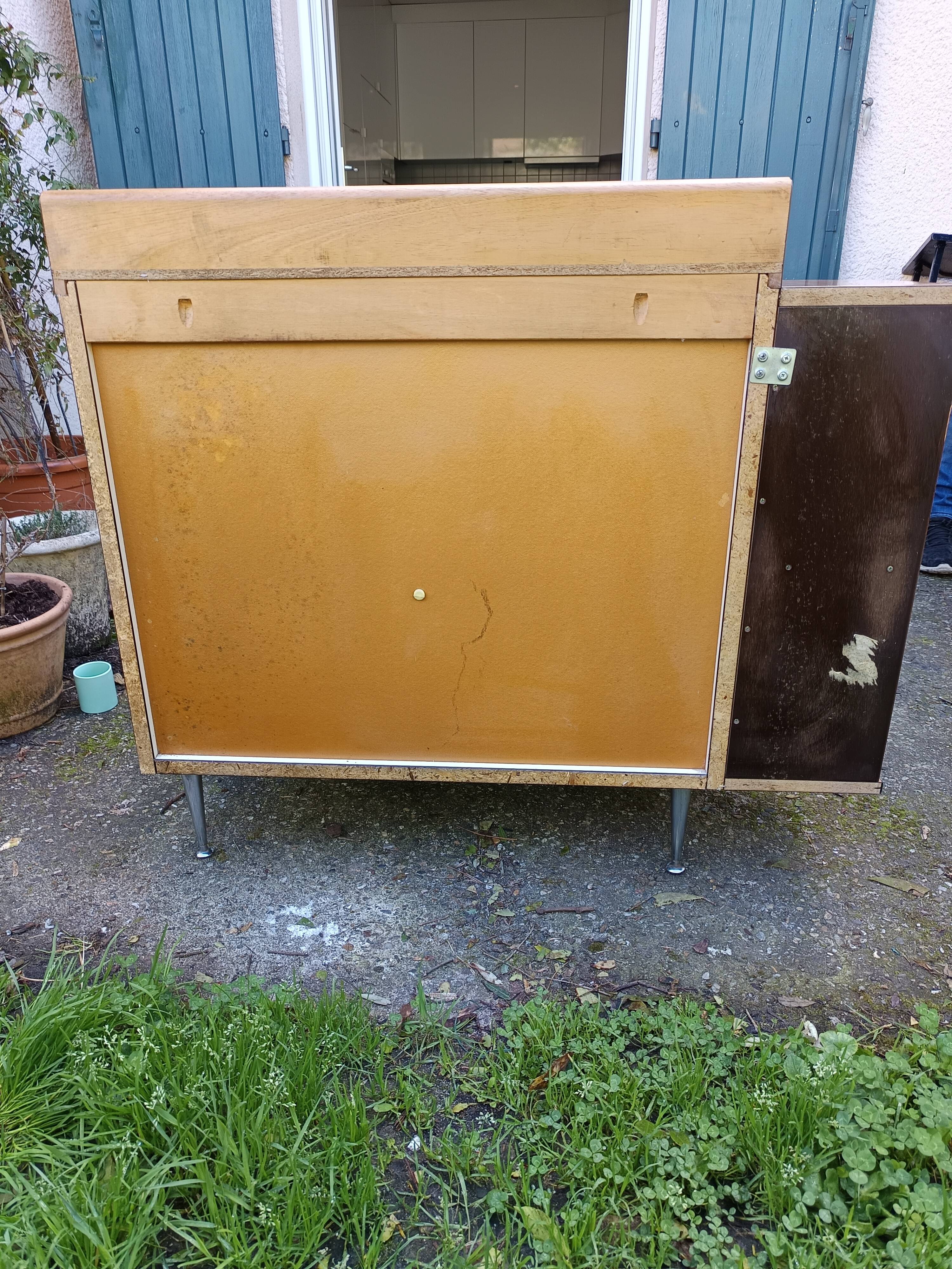 two low cabinets by Salvarani from the 1970s