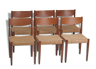 Six chaises Poul Volther circa 60