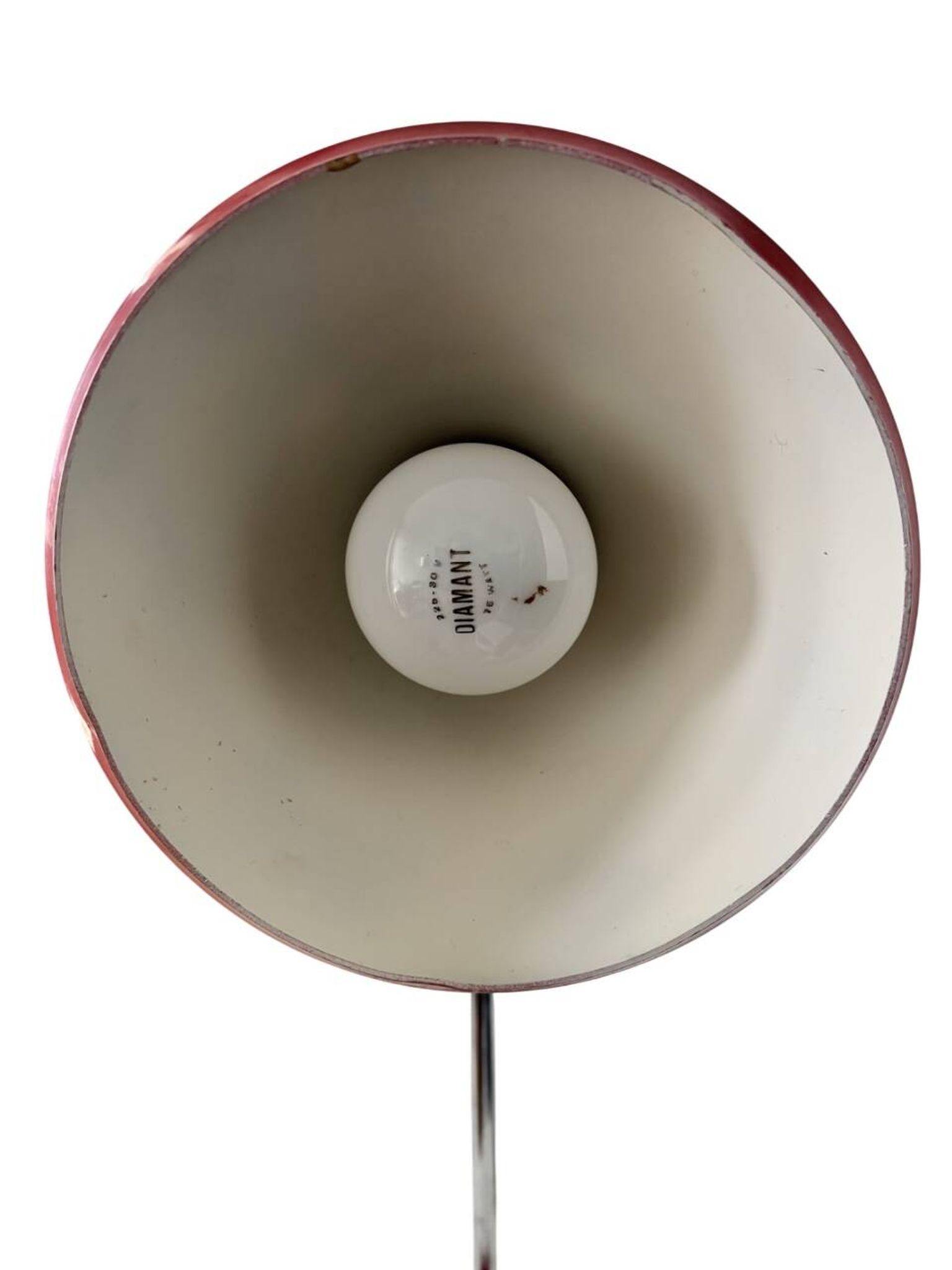 Italian desk lamp in wood and metal from the 1960s.