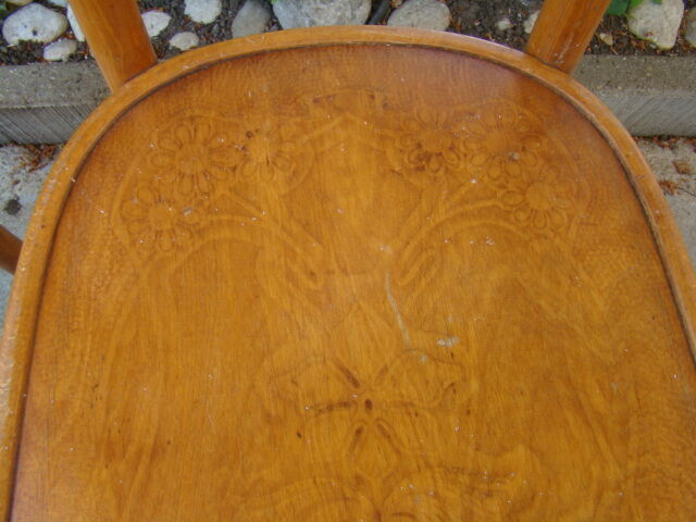 Pair of old bistro chairs