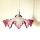 Pink draped suspension