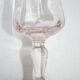 Verres à pied facettés verre rosé x 12