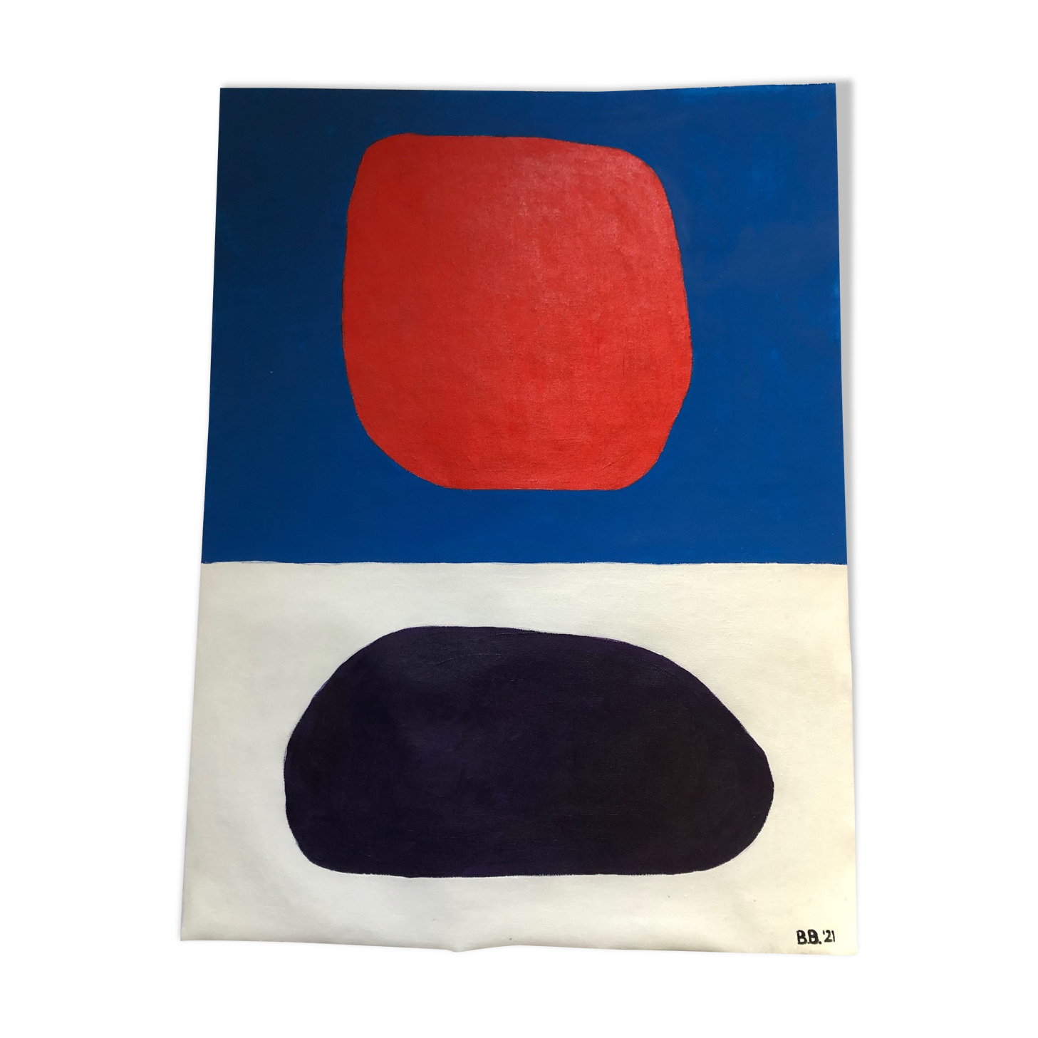 Acrylic painting abstraie on canvas wall decoration